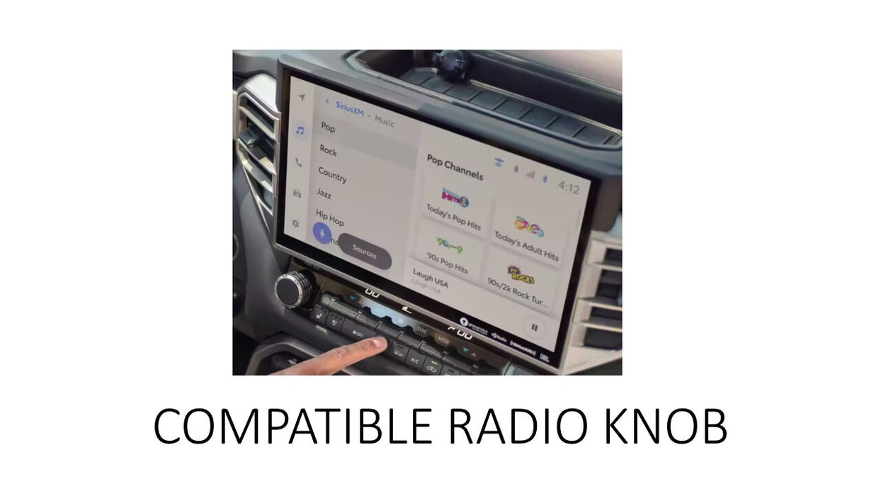 AJT Radio Knob Set For Tundra (2022-Current)