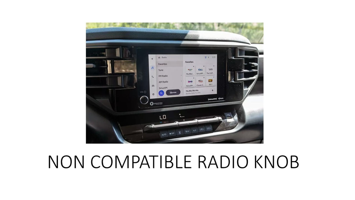 AJT Radio Knob For Tundra (2022-Current)