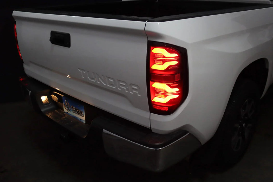 AlphaRex LUXX-Series Alpha-Black LED Tail Lights For Tundra (2014-2021)