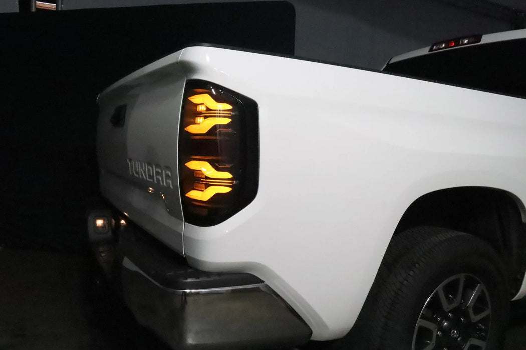 AlphaRex LUXX-Series Alpha-Black LED Tail Lights For Tundra (2014-2021)