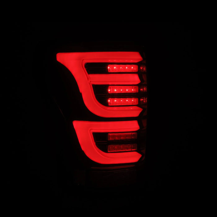 AlphaRex LUXX-Series Black-Red LED Tail Lights For Tundra (2007-2013)