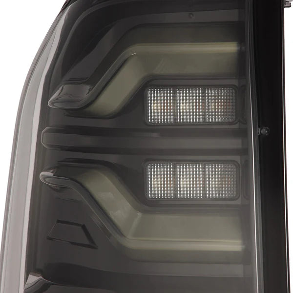 AlphaRex LUXX-Series Black LED Tail Lights For Tundra (2014-2021)