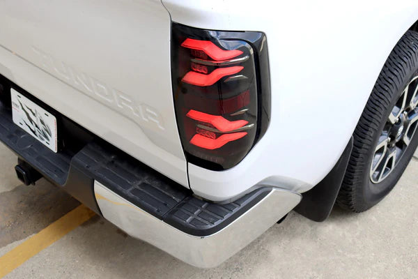 AlphaRex LUXX-Series Black LED Tail Lights For Tundra (2014-2021)