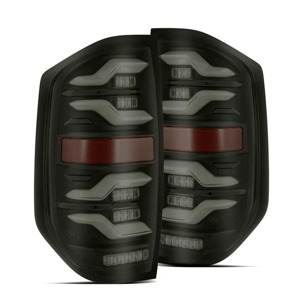 AlphaRex LUXX-Series Black LED Tail Lights For Tundra (2014-2021)