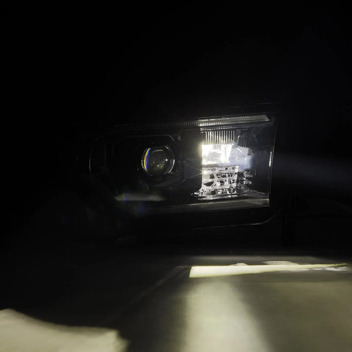 Alpharex MK II LUXX Series Alpha-Black LED Projector Headlights (2007-2013)