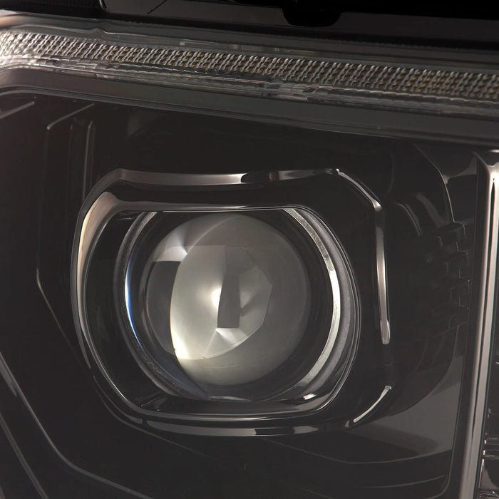 Alpharex MK II LUXX Series Black LED Projector Headlights (2007-2013)