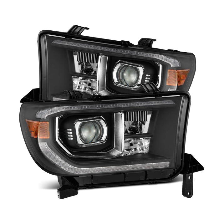 Alpharex MK II LUXX Series Black LED Projector Headlights (2007-2013)