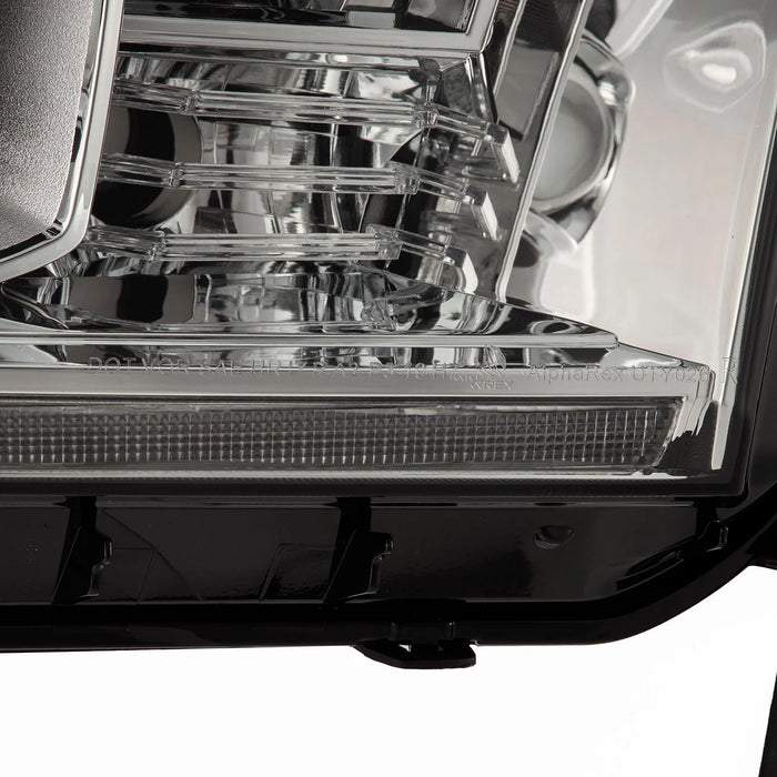 Alpharex MK II LUXX Series Chrome LED Projector Headlights (2007-2013)