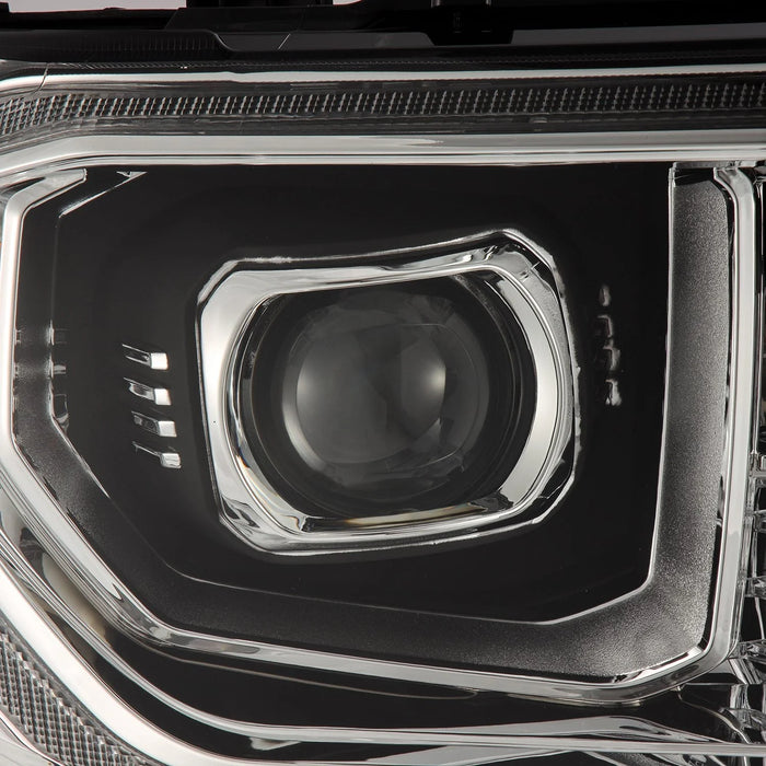 Alpharex MK II LUXX Series Chrome LED Projector Headlights (2007-2013)