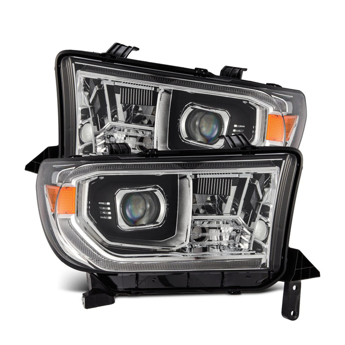 Alpharex MK II LUXX Series Chrome LED Projector Headlights (2007-2013)