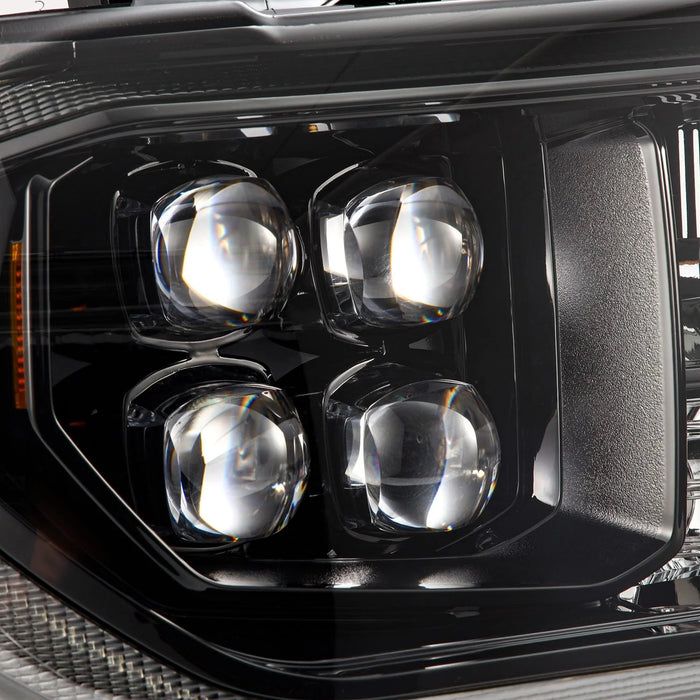 Alpharex MK II NOVA Series Alpha-Black LED Projector Headlights (2007-2013)