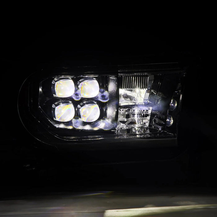 Alpharex MK II NOVA Series Alpha-Black LED Projector Headlights (2007-2013)