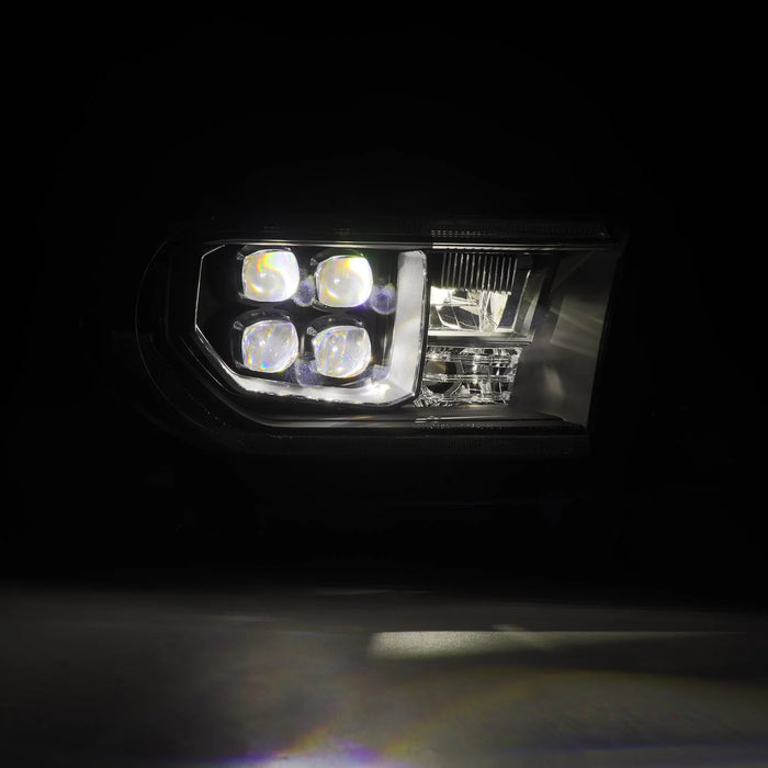 Alpharex MK II NOVA Series Black LED Projector Headlights (2007-2013)