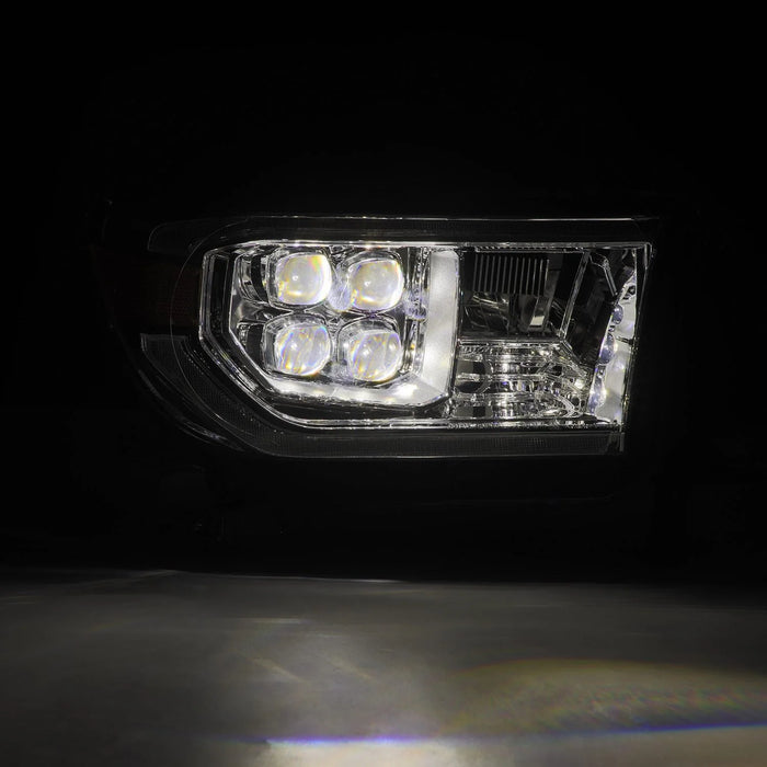 Alpharex MK II NOVA Series Chrome LED Projector Headlights (2007-2013)