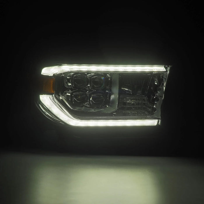 Alpharex MK II NOVA Series Chrome LED Projector Headlights (2007-2013)