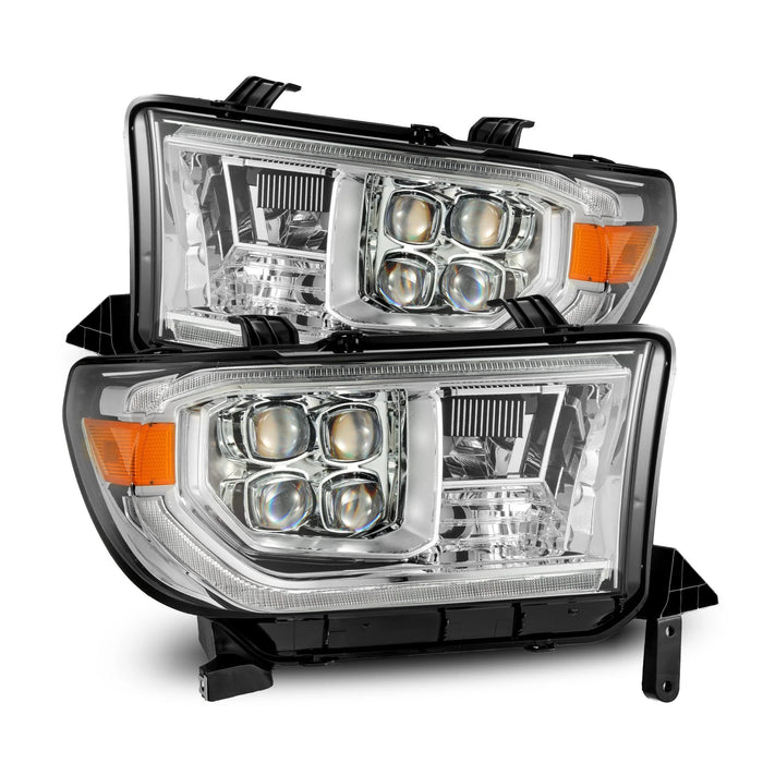 Alpharex MK II NOVA Series Chrome LED Projector Headlights (2007-2013)