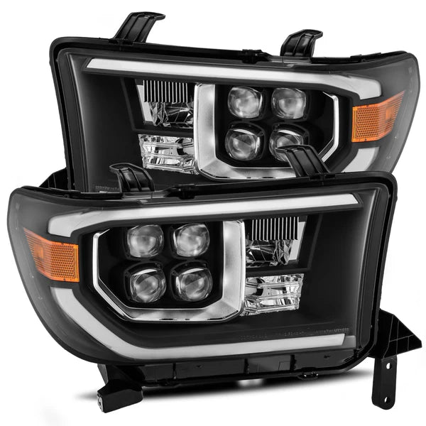 Alpharex NOVA Series Black LED Projector Headlights (2007-2013)