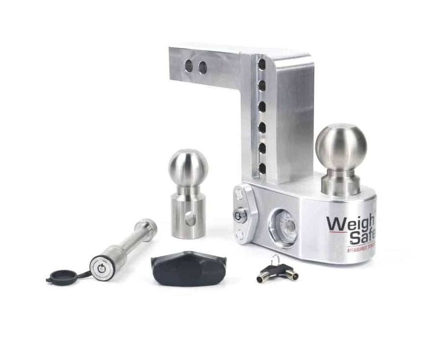 Weigh Safe Aluminum Adjustable Ball Mount Hitch