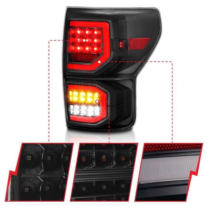 Anzo LED Black Smoke Tail Lights For Tundra (2007-2013)