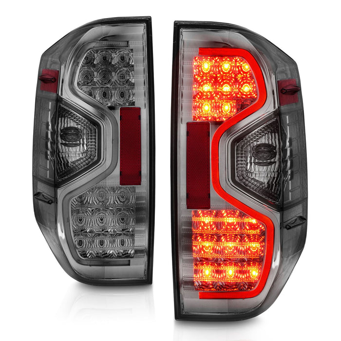 Anzo LED Tail Lights Chrome Smoke Lens For Tundra (2014-2021)