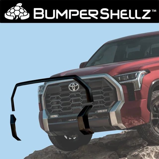 Bumpershellz Grille Surround Chrome Delete Overlay For Tundra (2022-Current)