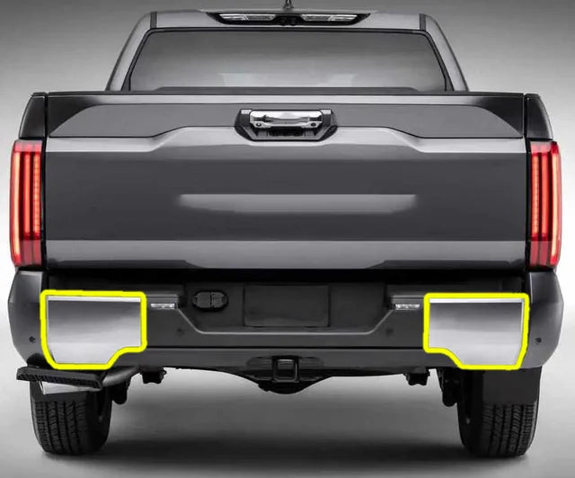 Bumpershellz Rear Bumper Chrome Delete Overlay For Tundra (2022-Current)
