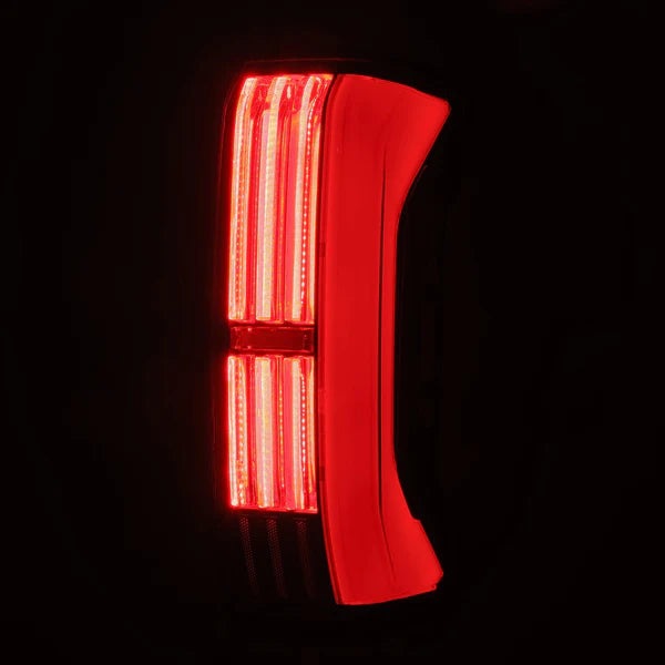 AlphaRex NOVA-Series Black Red Prismatic LED Tail Lights For Tundra (2022-Current)