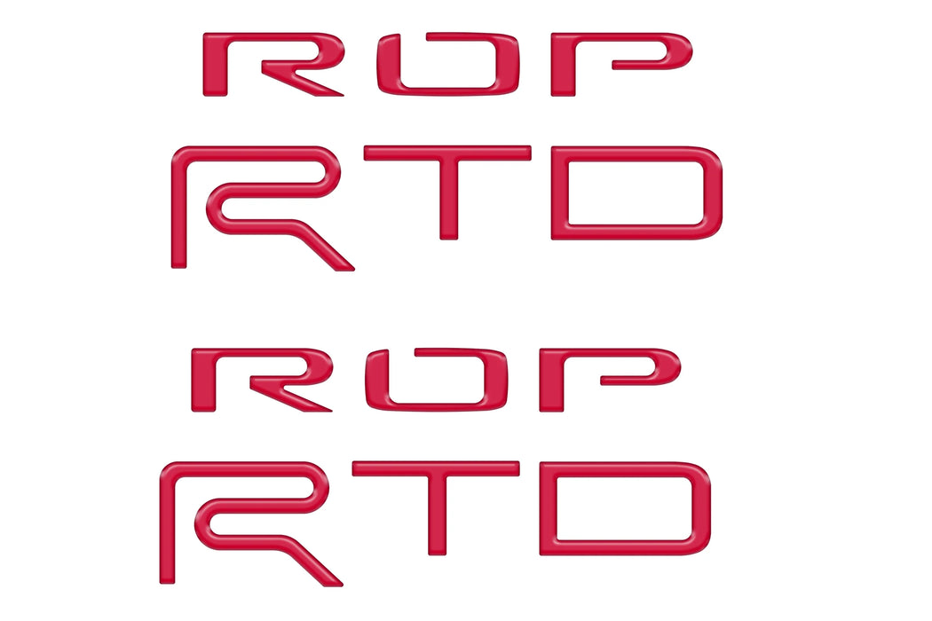 Tufskinz Bed Side Letter Inserts For Tundra TRD Pro (2015-2021)