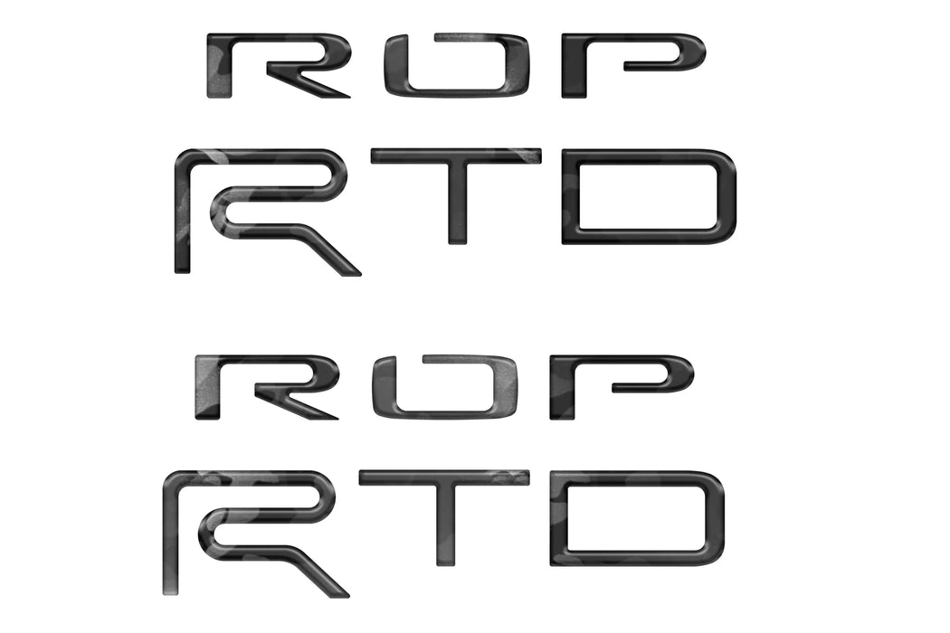 Tufskinz Bed Side Letter Inserts For Tundra TRD Pro (2015-2021)