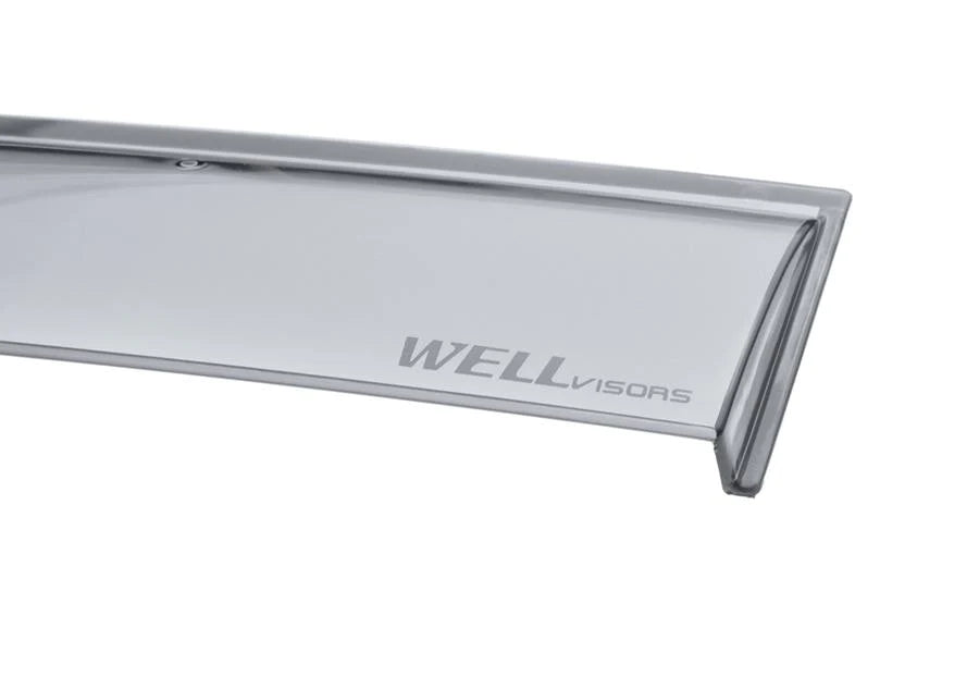 Well Visors Premium Series Window Deflectors Crew Max For Tundra (2007-2021)