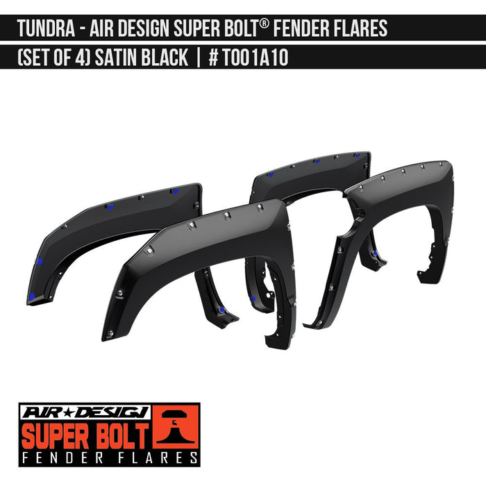 Air Design Super Bolt Fender Flare Set For Tundra (2014-2021)