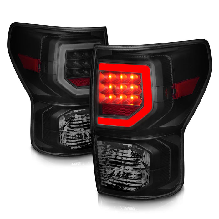 Anzo LED Plank Style Black Smoke Tail Lights For Tundra (2007-2013)