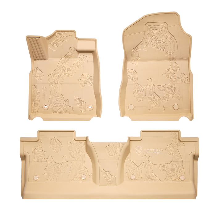 FortifyLiners Crewmax Cab Floor Liner For Tundra (2014-2021)